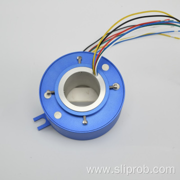 Through Bore Slip Ring with Ethernet Connector